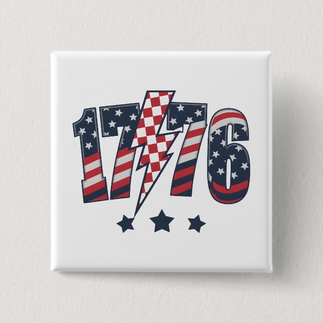4. Juli 1776 Button (Vorderseite)
