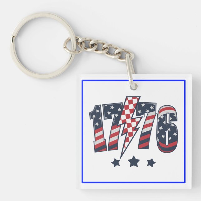 4. Juli 1776 Schlüsselanhänger (Vorderseite)