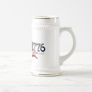 4. Juli 1776 Sterne & Streifen Bierglas
