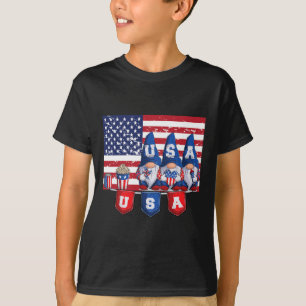 4. Juli 2023 Patriotic Gnomes Funny American U T-Shirt