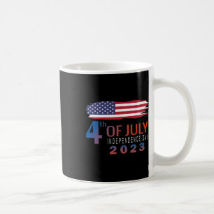 4. Juli 2023 Shirt Unabhängigkeitstag Patriotisch Kaffeetasse