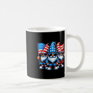 4. Juli 2024 Patriotic Gnomes Funny American U Kaffeetasse