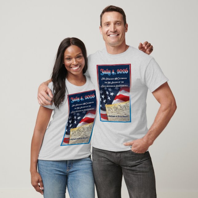 4. Juli 2026 Buch T-Shirt (Unisex)