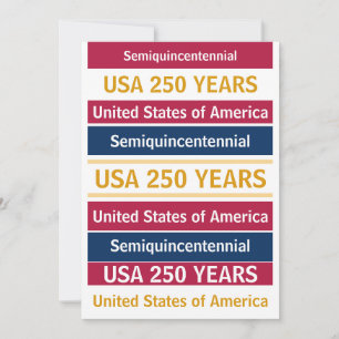 4. Juli 2026 USA 250 Jahre Semiquincentennial Einladung