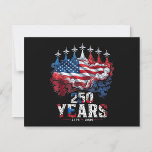 4. Juli 250 Jahre Jubiläum USA-Flagge 1776-20 Save The Date