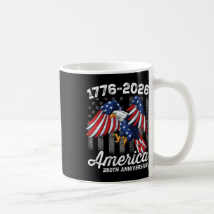4. Juli 250-Jahres-Jubiläum 1776-2026 Kaffeetasse