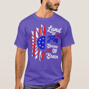 4. Juli 4. Unabhängigkeitstag USA Flaggen Red B T-Shirt