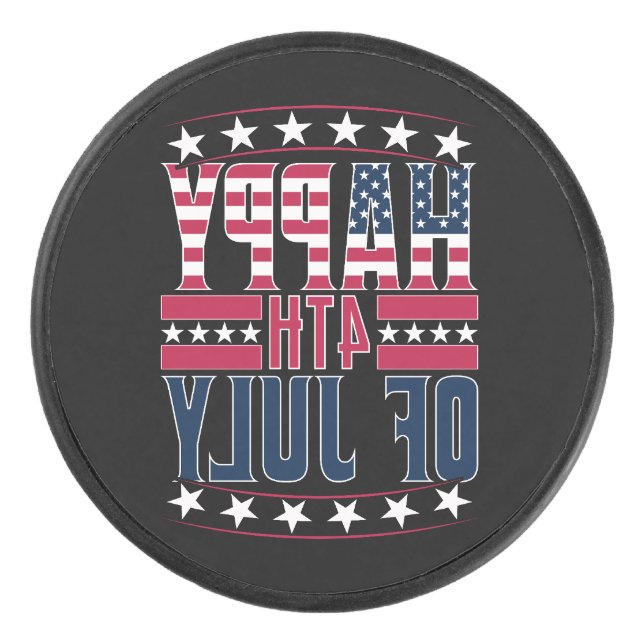 4. Juli-69413 Eishockey Puck (Vorderseite)