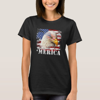 4. Juli Adler "Amerika Unabhängigkeitstag Pa T-Shirt