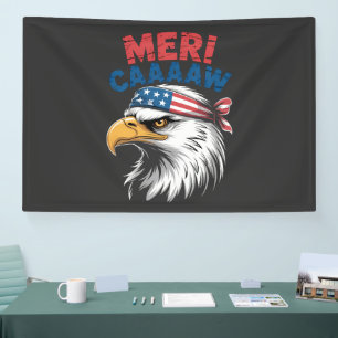 4. Juli Adler Freiheit Patriotisch Banner