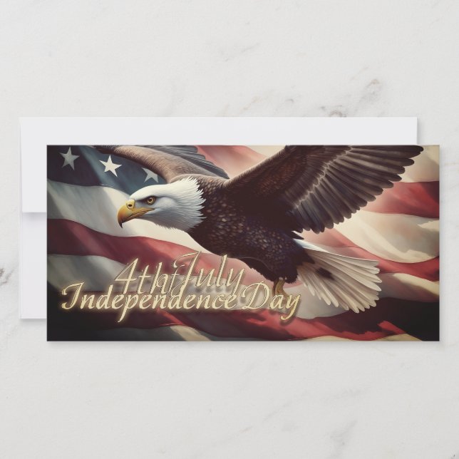 4. Juli Adler mit amerikanischer Flagge (Vorderseite)