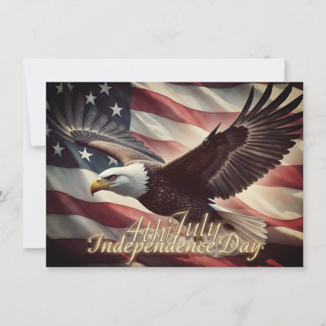 4. Juli Adler mit amerikanischer Flagge (Vorderseite)