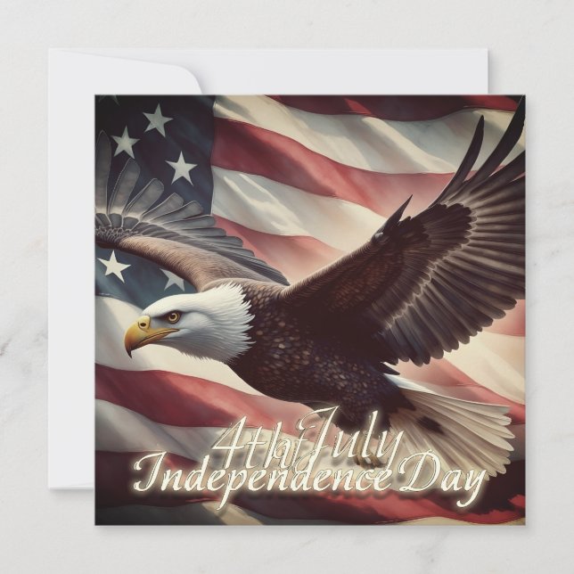 4. Juli Adler mit amerikanischer Flagge (Vorderseite)