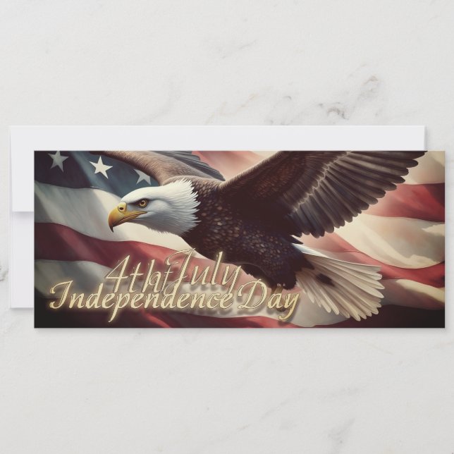 4. Juli Adler mit amerikanischer Flagge (Vorderseite)