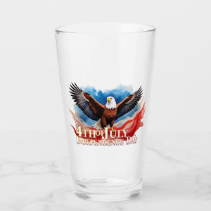 4. Juli-Adler – Patriotisches Kunstdesign Glas