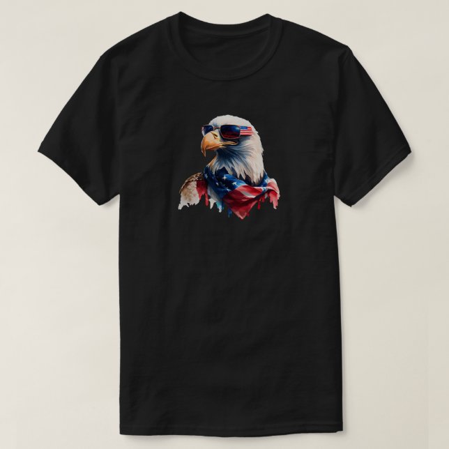 4. Juli Adler T-Shirt (Design vorne)