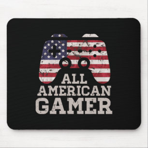 4. Juli All American Gamer Patriot Männer Jungen K Mousepad