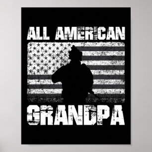 4. Juli Alle amerikanischen Großvater Poster