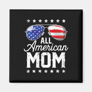 4. Juli Alle amerikanischen Mama Sungles Family Magnet