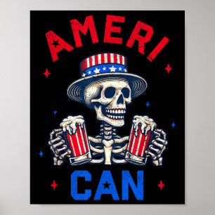 4. Juli Ameri Can Biertrinkparty Unabhängigkeit Poster