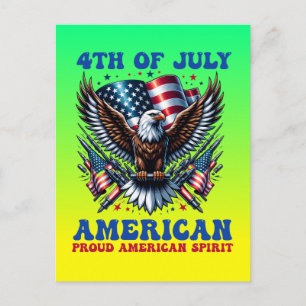 4. Juli American Eagle Sublimation-61001 Postkarte