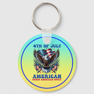 4. Juli American Eagle Sublimation-61001 Schlüsselanhänger