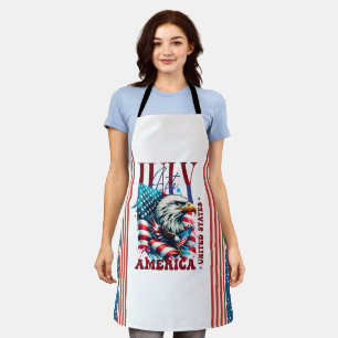 4. Juli American Eagle Sublimation-61904 Schürze
