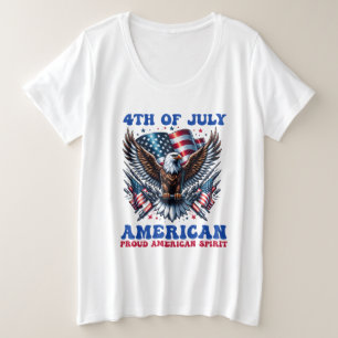 4. Juli American Eagle Sublimierung-61902 Große Größe T-Shirt