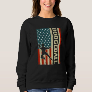4. Juli American Flag Ball Sport Männer Gaga Ball Sweatshirt
