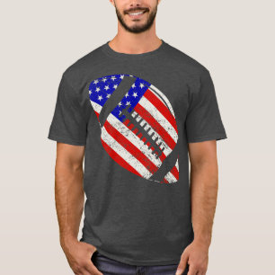 4. Juli American Patriotic American Flag T-Shirt