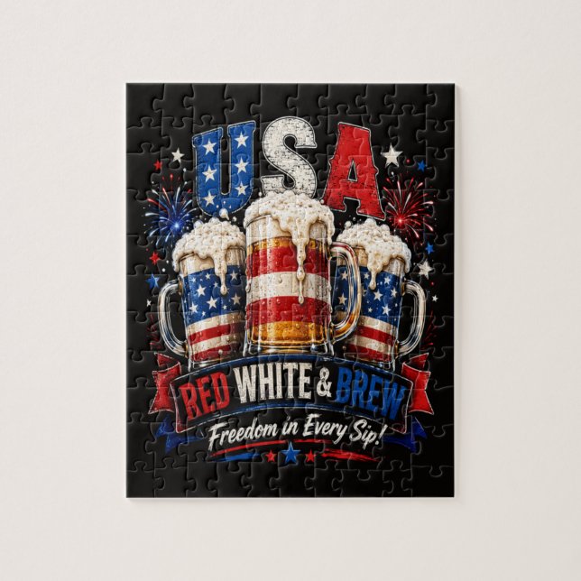 4. Juli Amerika 250. Puzzle (Vertikal)