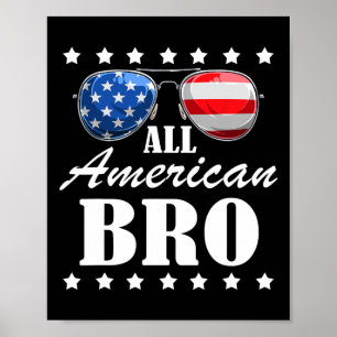 4. Juli Amerika Unabhängigkeitstag Patriot Usa Men Poster