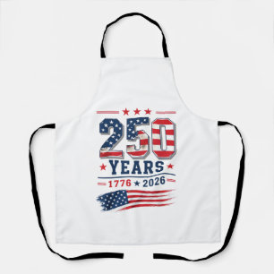 4. Juli Amerika US-Flagge Patriotisch 250. Jubiläu Schürze