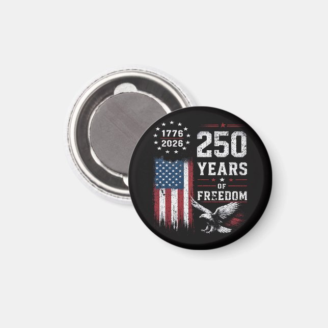 4. Juli Amerika US-Flagge Patriotisch  Magnet (Vorderseite/Rückseite)