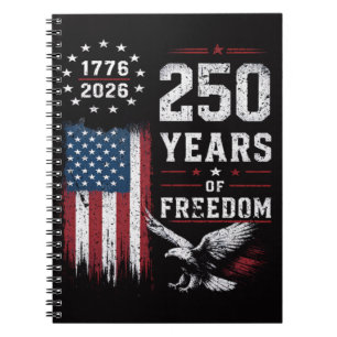 4. Juli Amerika US-Flagge Patriotisch  Notizblock
