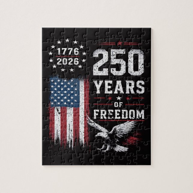 4. Juli Amerika US-Flagge Patriotisch Puzzle (Vertikal)