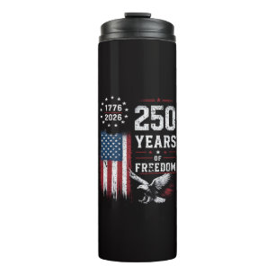 4. Juli Amerika US-Flagge Patriotisch Thermosbecher