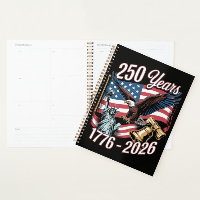 4. Juli Amerika US Patriotischer Adler Planer (Anzeige)
