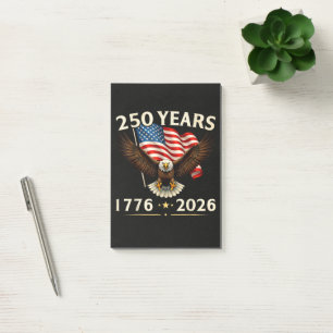 4. Juli Amerika US Patriotischer Adler Post-it Klebezettel