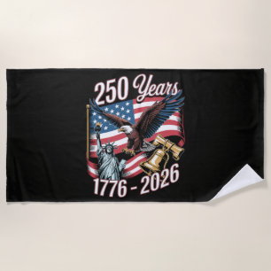 4. Juli Amerika US Patriotischer Adler Strandtuch