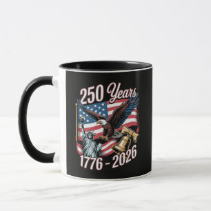 4. Juli Amerika US Patriotischer Adler Tasse