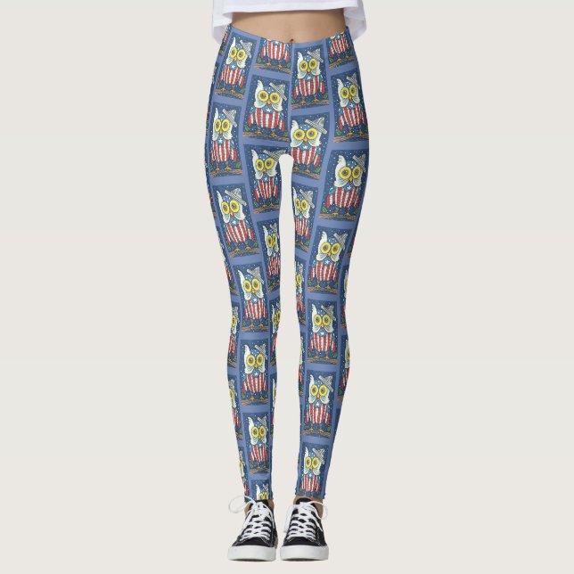 4. JULI AMERIKANA OWL., LEGGINGS (Vorderseite)