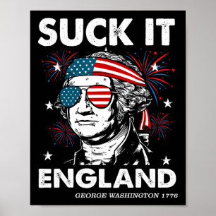 4. Juli Amerikanische Adlerflagge USA Unabhängigke Poster