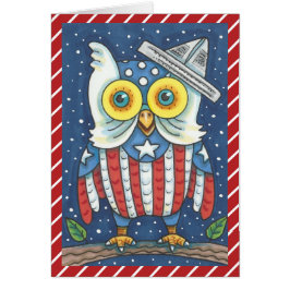 4. JULI AMERIKANISCHE EIGENSCHAFT GREETING CARD Ve