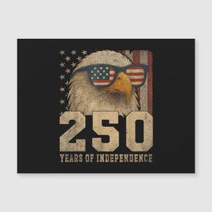 4. Juli Amerikanische Flagge Adler Vintage 250 Jah Magnetkarte