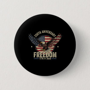 4. Juli Amerikanische Flagge Patriotisch USA 2026 Button