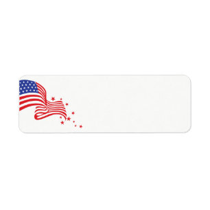 4. Juli Amerikanische Flagge und Stern