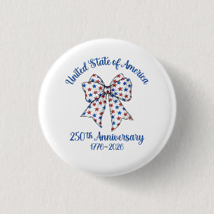 4. Juli Amerikanische Flagge Vintage 250 Jahre 177 Button