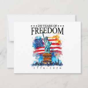 4. Juli Amerikanische Flagge Vintage 250 Jahre 177 Einladung