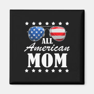 4. Juli Amerikanischer Mutter Unabhängigkeitstag P Magnet